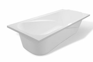 Ванна из литьевого мрамора Эстет Alfa silk ФР-00014522 180x80см белый матовый